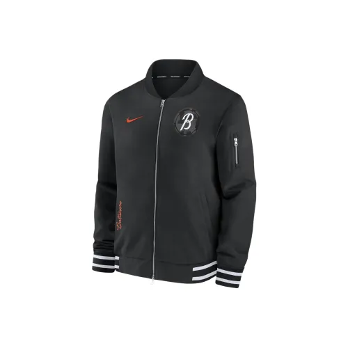 Nike Baltimore Orioles Authentic Series Jackets Coats Baltimore Orioles Men's Black