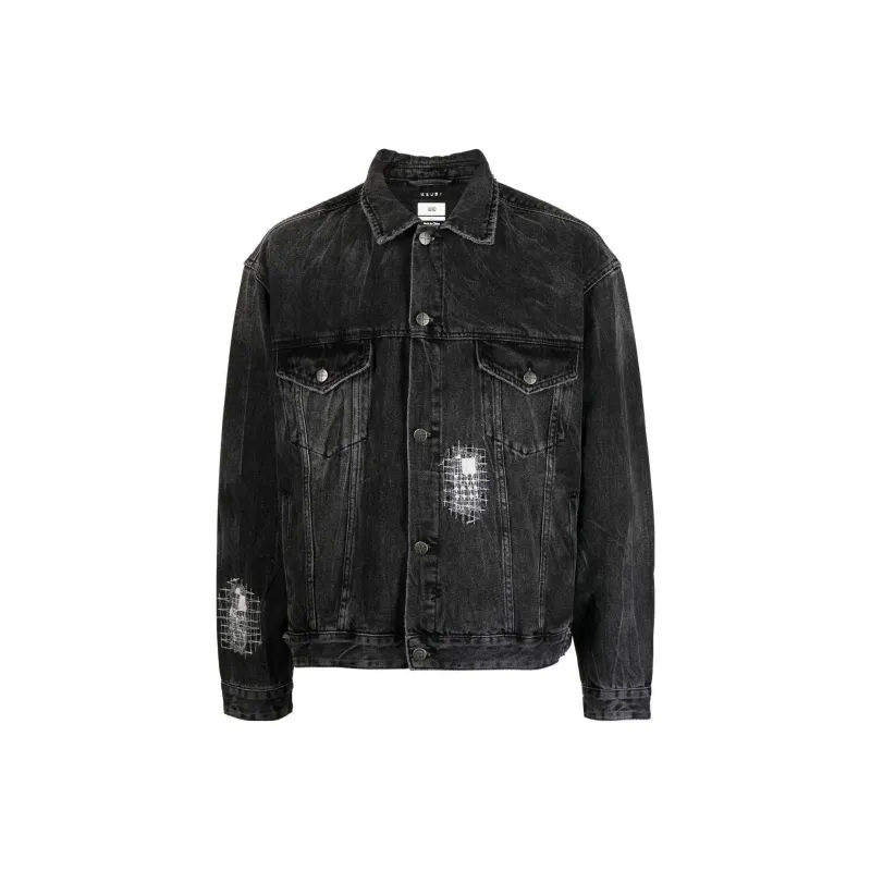 Ksubi Cotton Distressed Denim Jacket-0