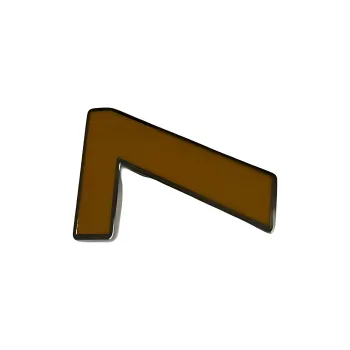COACH Zinc Alloy Brooches Unisex Brown