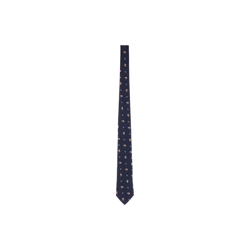 Paul Smith Floral Embroidered Tie-0