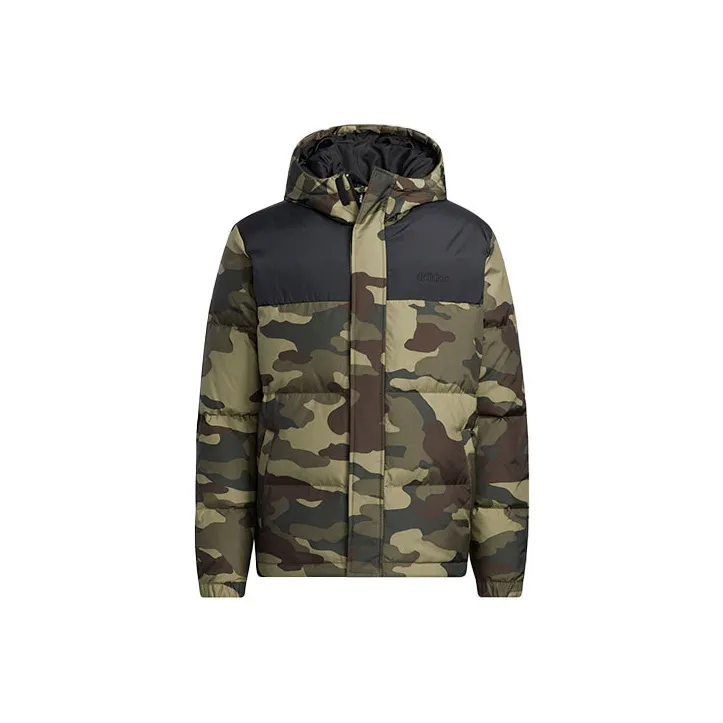 Adidas Neo Down Jacket Winter Men's Camouflage-0