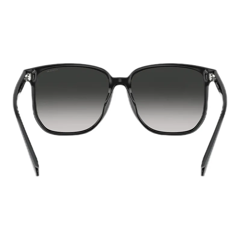 COACH Injection Molded Square Sunglasses Women's Black-3