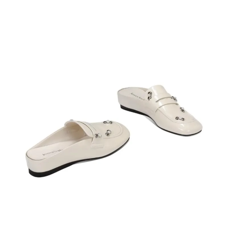 JESSICA SOPHIA Rubber Sole Metal Abrasion Resistant Slip Resistant Closed Toe Slippers Women's-2