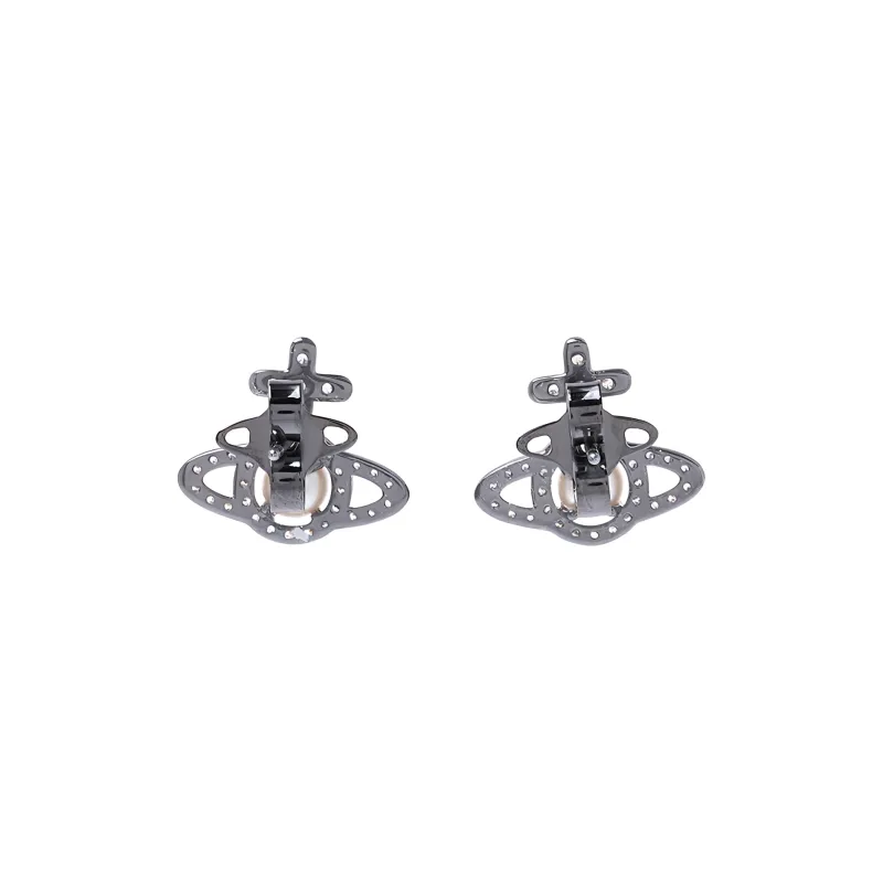 Vivienne Westwood Brass Earrings Women's Silver-2