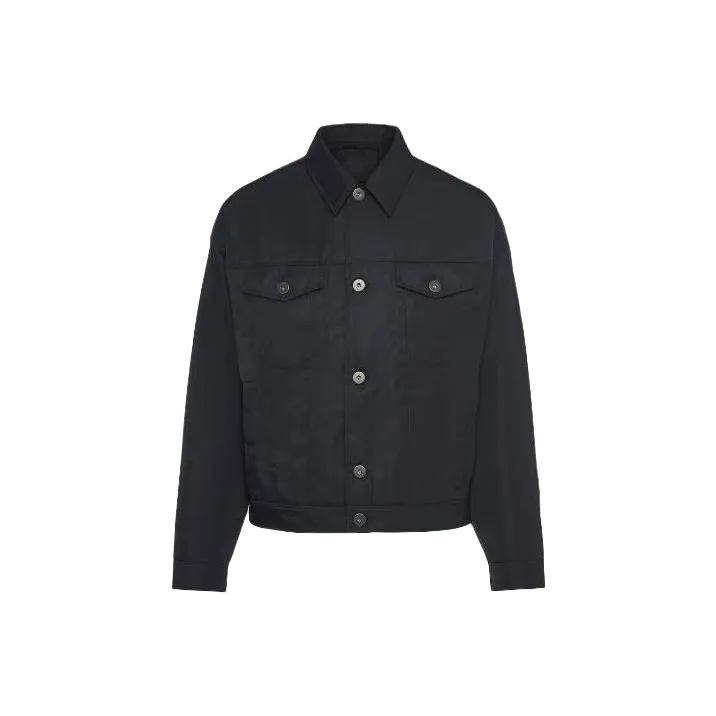 PRADA Re-Nylon Jackets Coats Men's Black-0