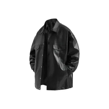 ZMOH Vintage Leather Jacket Unisex Couple's