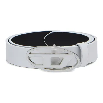DIESEL 1DR Logo buckle Leather Belt