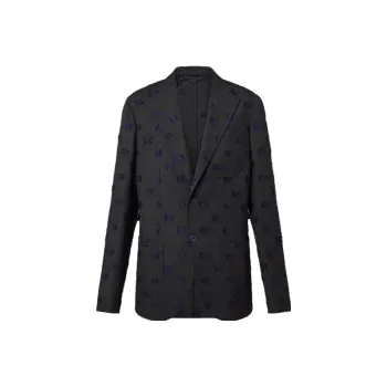 LOUIS VUITTON Single Breasted Wool Blend Napolitana Jacket