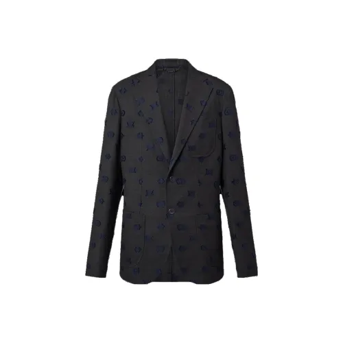 LOUIS VUITTON Single Breasted Wool Blend Napolitana Jacket