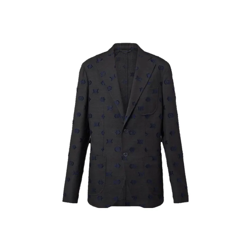 LOUIS VUITTON Single Breasted Wool Blend Napolitana Jacket-0