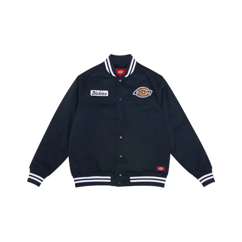 Dickies Puffer Jacket Winter Unisex Dark Marine Blue-0