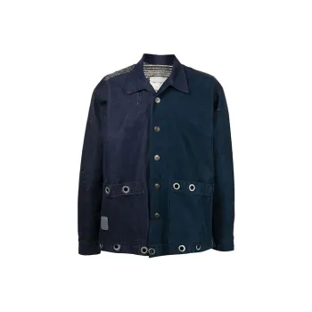 GREG LAUREN Long sleeve Lightweight Shirt Jacket