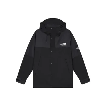 THE NORTH FACE Outdoor Hiking Water Resistant Windproof Wear Resistant Warm Windbreaker Jacket Unisex Black