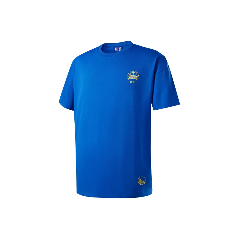 NBA Golden State Warriors Team Culture Collection T Shirt Unisex Blue-1
