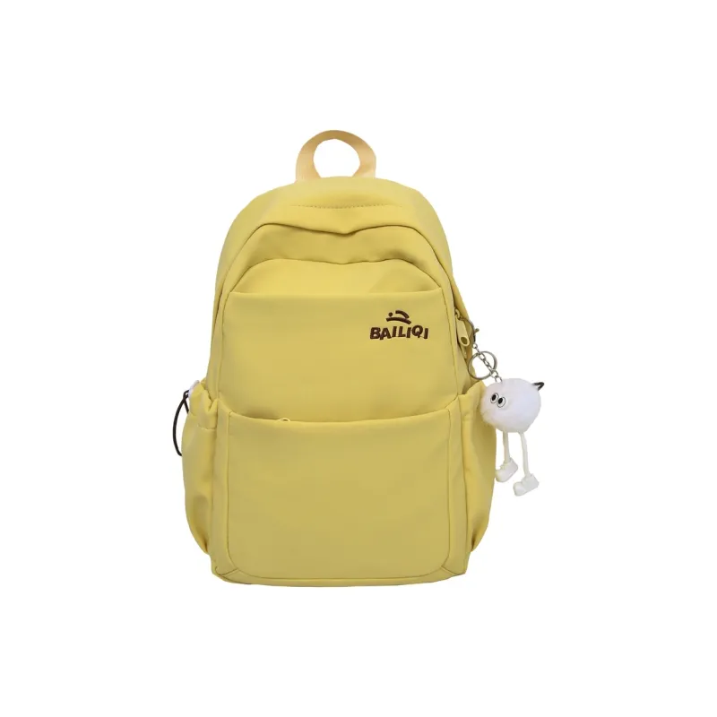 DCLOUD Nylon Backpack Unisex White/Black/Blue/Pink/Yellow/Khaki-18
