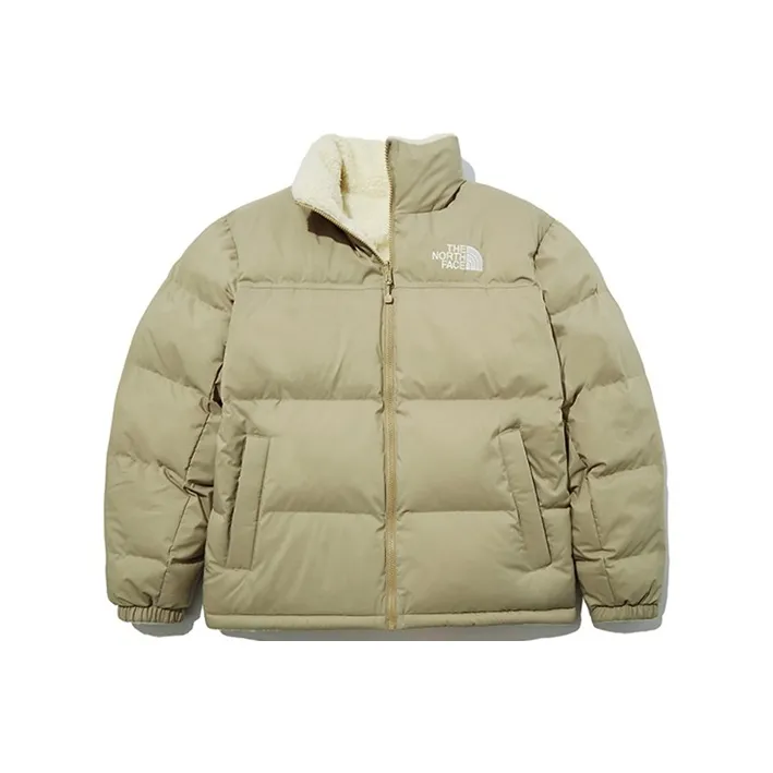THE NORTH FACE Fleece Jacket Beige Cream Unisex Korea Version-0