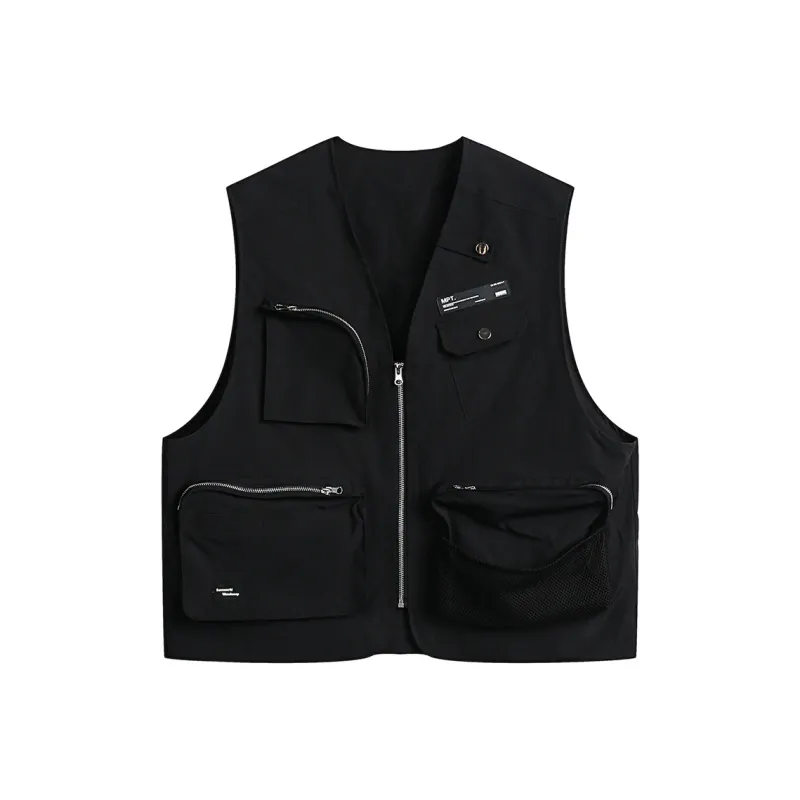 MEIPIN TANG Vests Unisex-5