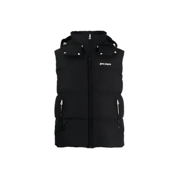 PALM ANGELS Logo Printed Padded Vest