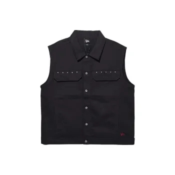 New Era Vests Unisex Black