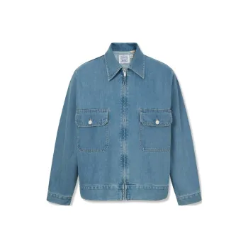 Levis SS23 Midnight Blue Denim Jackets Men Blue