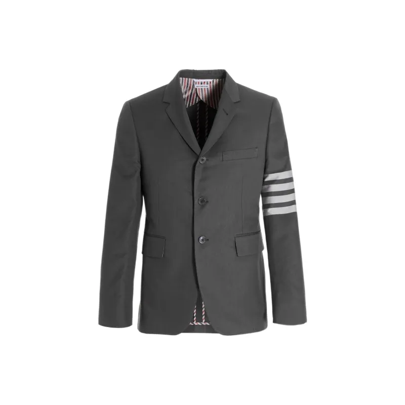 THOM BROWNE Engineered 4 Bar Single breasted Blazer-0