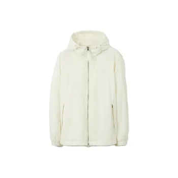 Burberry Logo Printed Zipped Hoodie