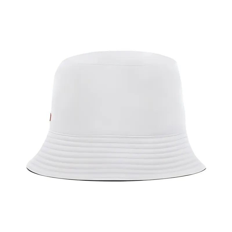 PRADA Polyester, Cotton Fabric Bucket Hats Men's White-1
