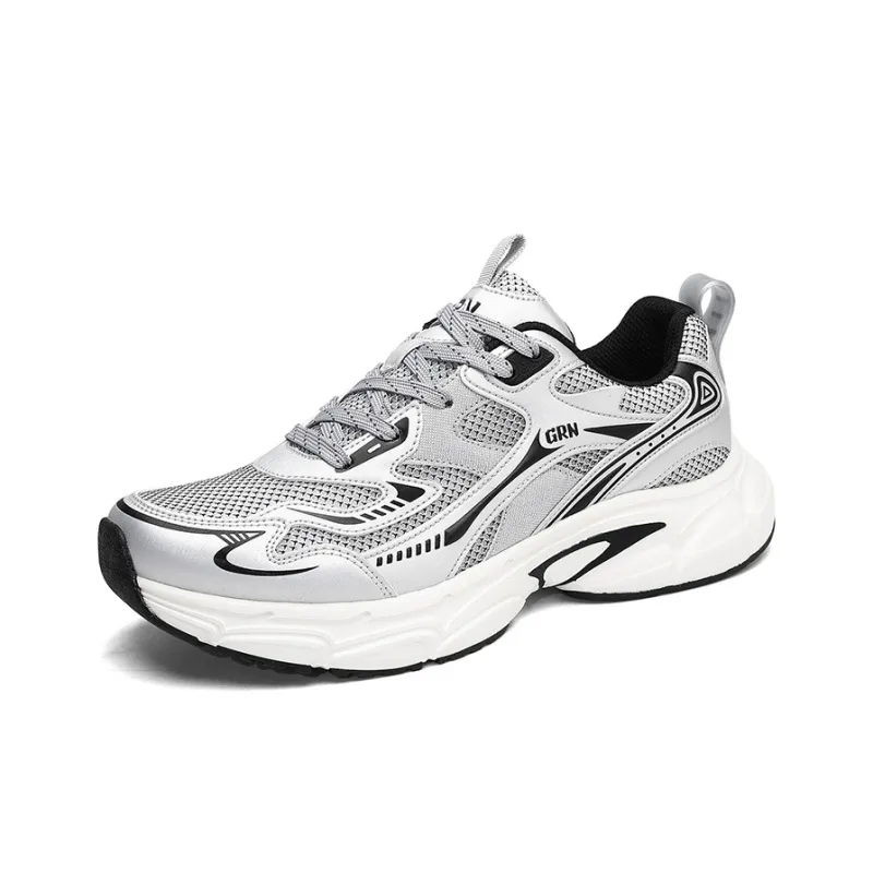 K bird Cushioning, Slip Resistant, And Abrasion Resistant Low Top Chunky Sneakers Men's-1