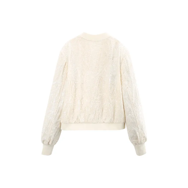A Paradise For Awakening Cropped Coat Women's Beige Apricot-1