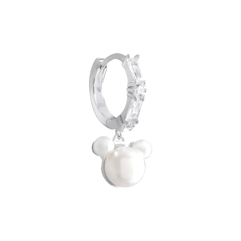 Disney Sterling Silver Earrings Women's Silver-0