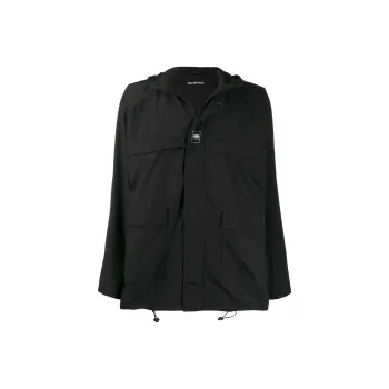 Balenciaga Removable Hood Zipped Windbreaker