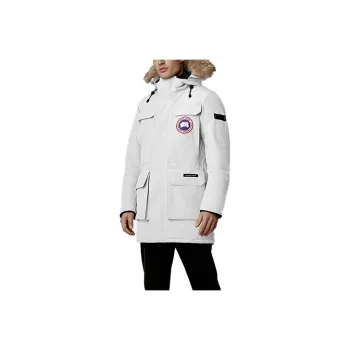 Canada Goose Down Jacket Winter Men's White