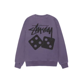Stussy Rasta Lion Pigment Dyed Crew
