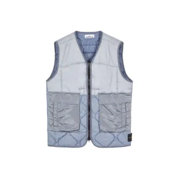 STONE ISLAND Vests Men Blue