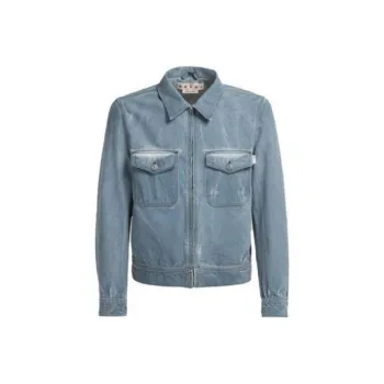 MARNI Denim Jackets Men Light Blue