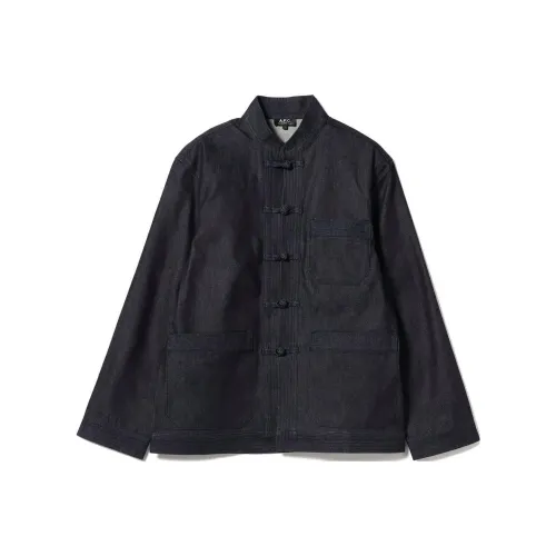 A.p.c X Beams Denim Jackets Men Indigo