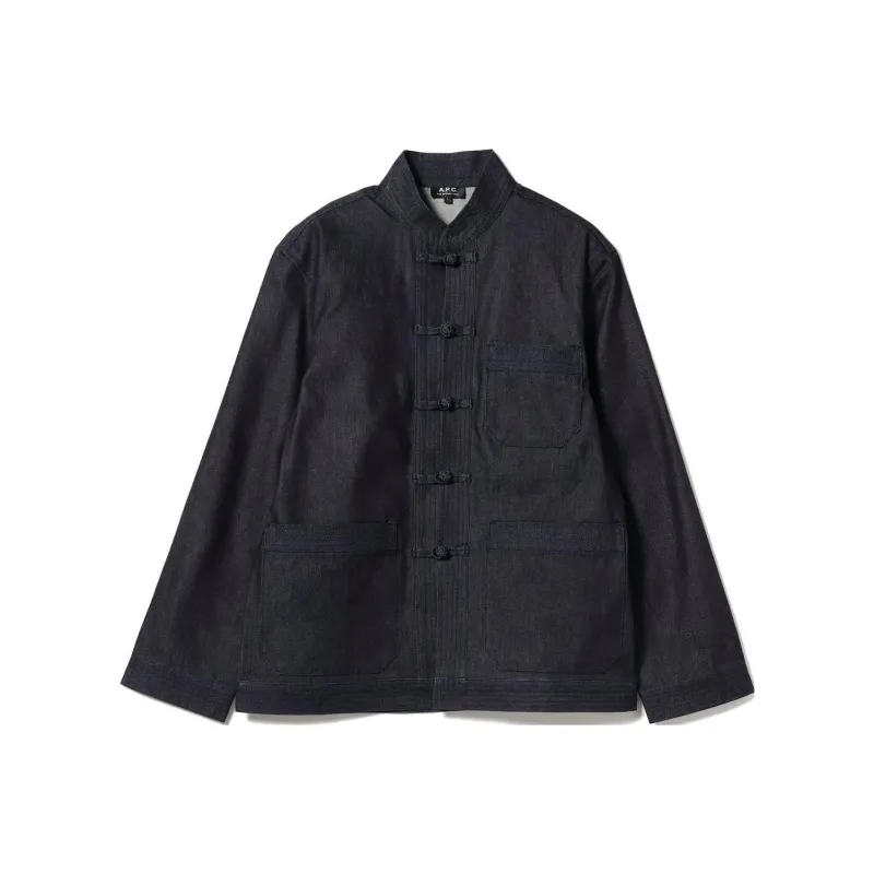 A.p.c X Beams Denim Jackets Men Indigo-0