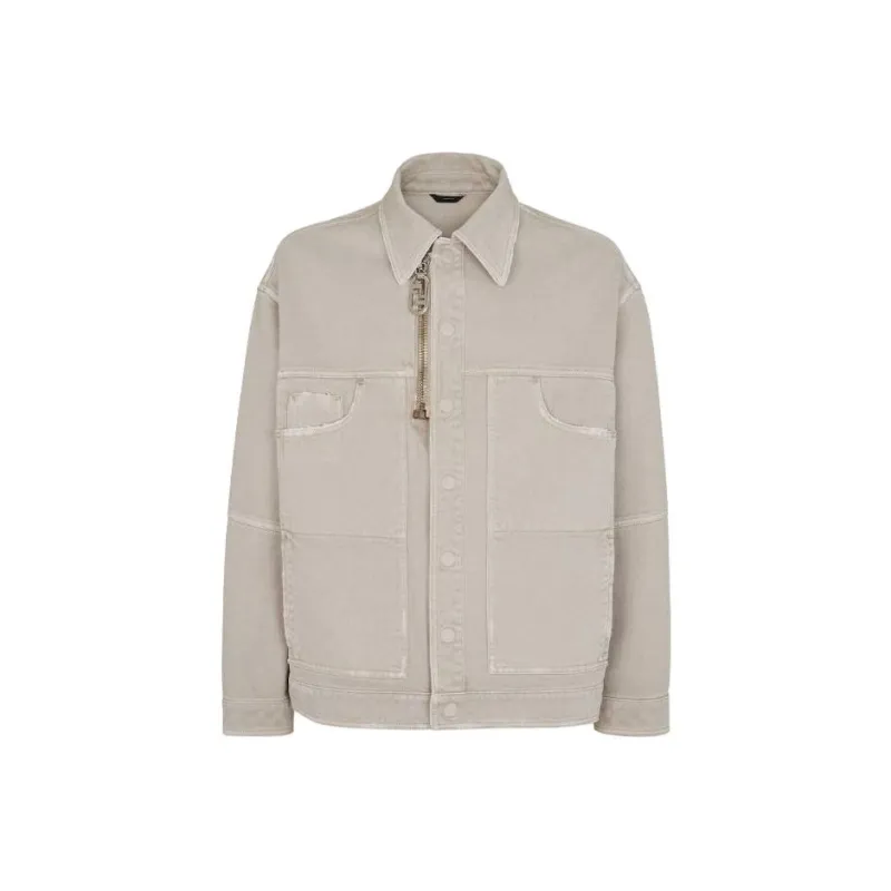 FENDI Jackets & Coats Men's Light Umber-0