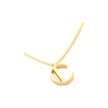 Monica Vinader Alphabet C Pendant Necklace