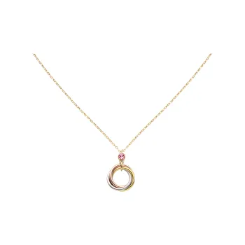 CARTIER White Gold Necklaces Unisex Gold