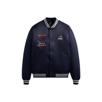 KITH New York To The World Satin Bomber Jacket