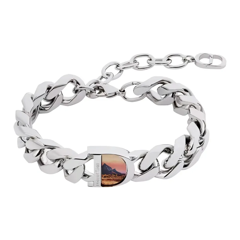 DIOR Alloy Bracelets Unisex Silver-0