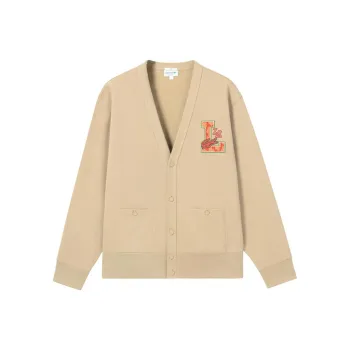 LACOSTE Auspicious Snake New Year Collection Knitwear Unisex 02S/Milk Coffee
