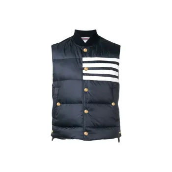 THOM BROWNE 4 Bar Down Gilet