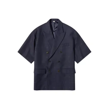 GUCCI Business Suit Coat Men's Marine Blue