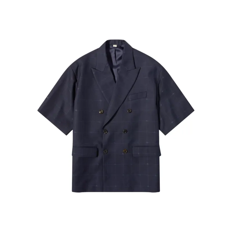 GUCCI Business Suit Coat Men's Marine Blue-0