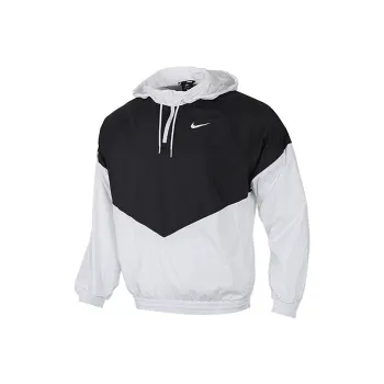 Nike Windbreaker Jackets Men Black White