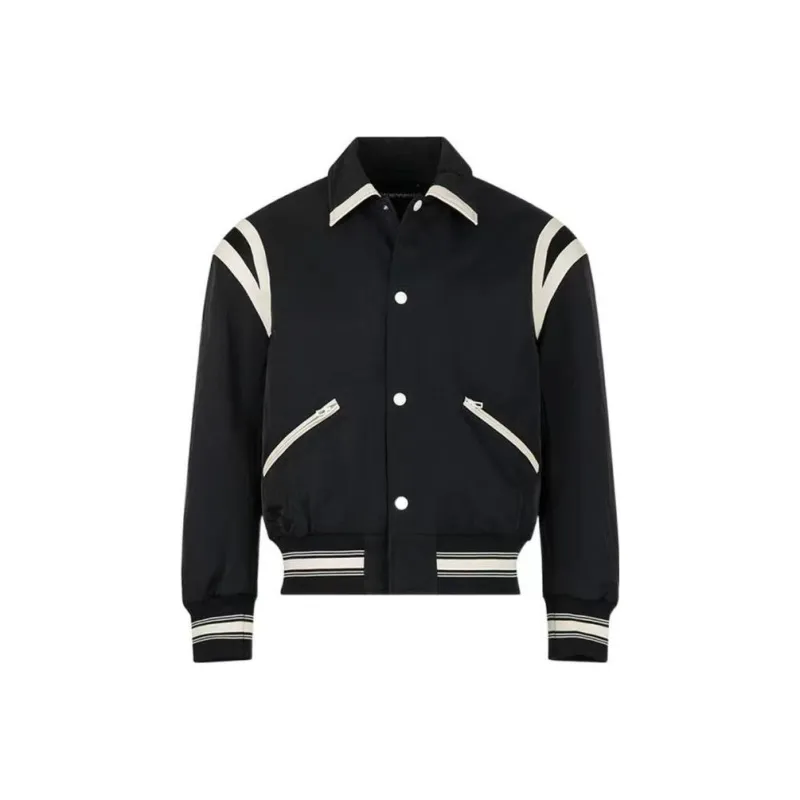 EMPORIO ARMANI FW23 Jackets Coats Men's Black-0