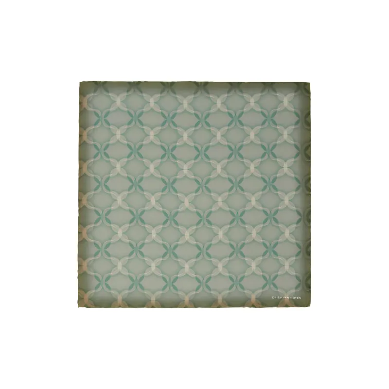 DRIES VAN NOTEN Silk Scarves Men's Green-0