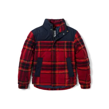 Timberland Colorblock Stand Collar Thickened Down Jacket Men's